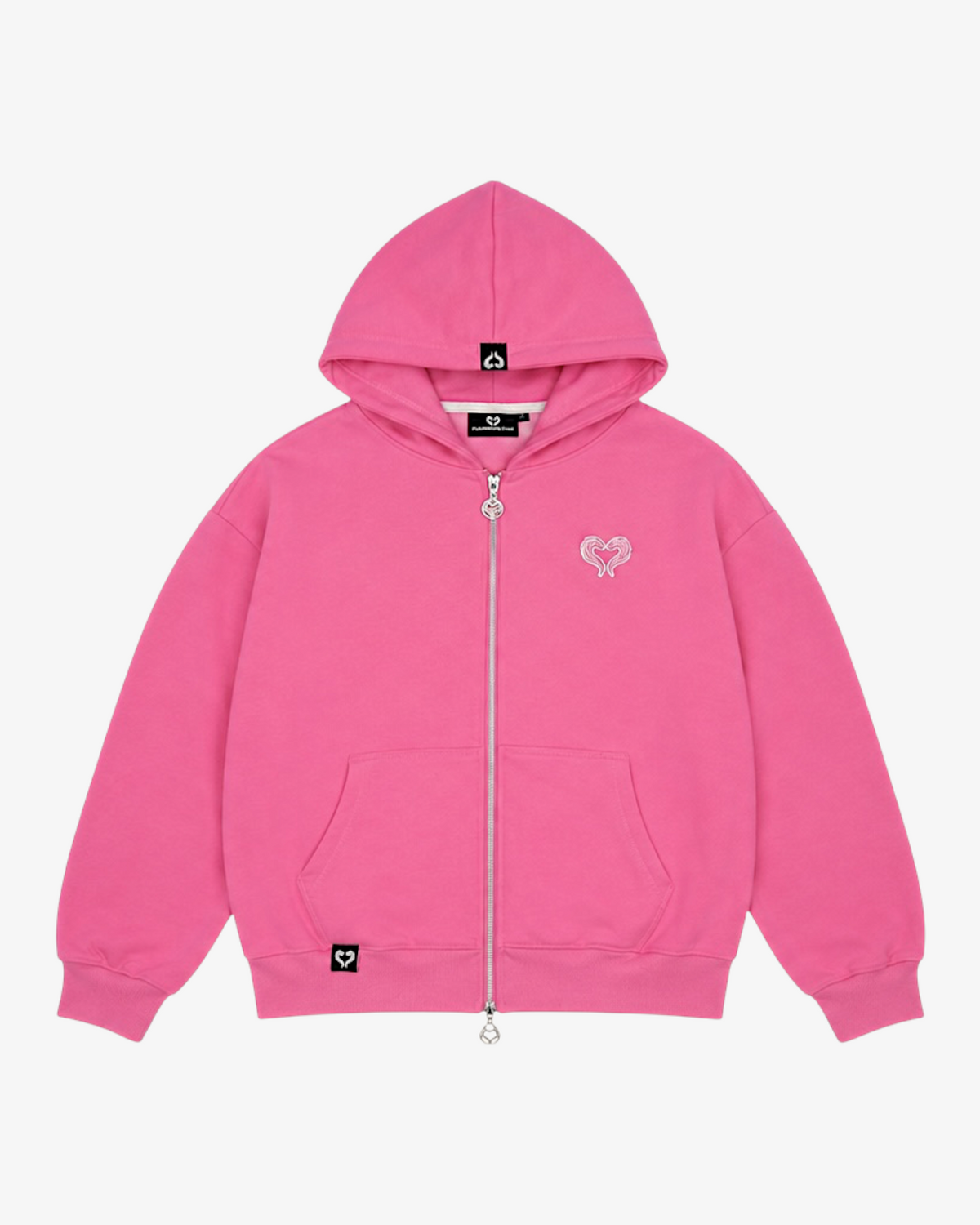 SWEAT ZIPPÉ - ROSE BUBBLE GUM