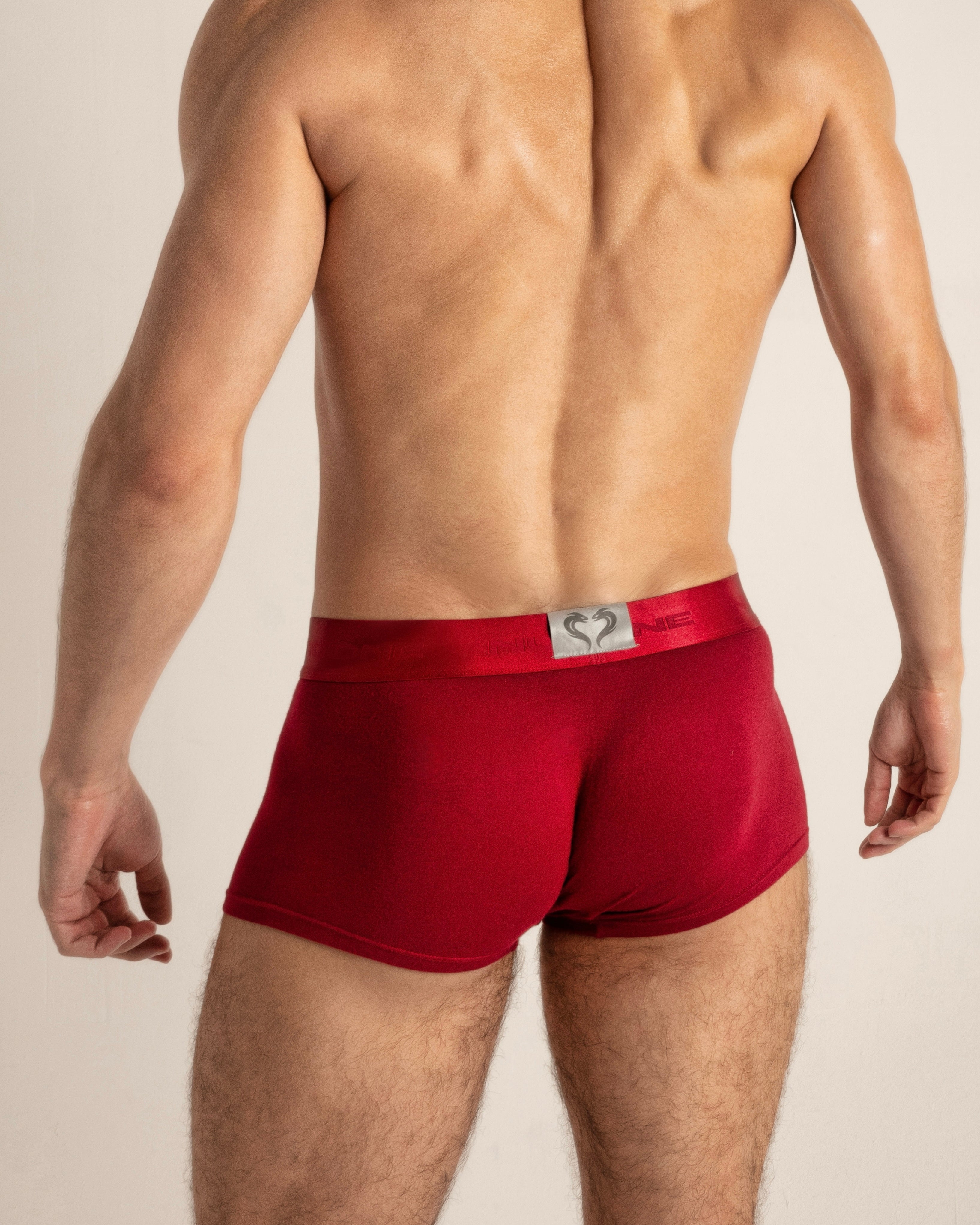 TROPICAL BOXER - CERISE