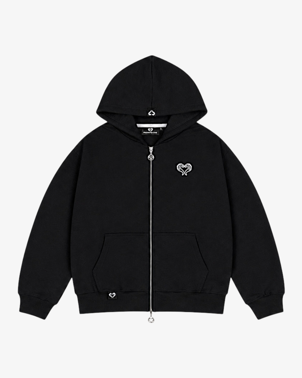 SWEAT ZIPPÉ - NOIR ONYX