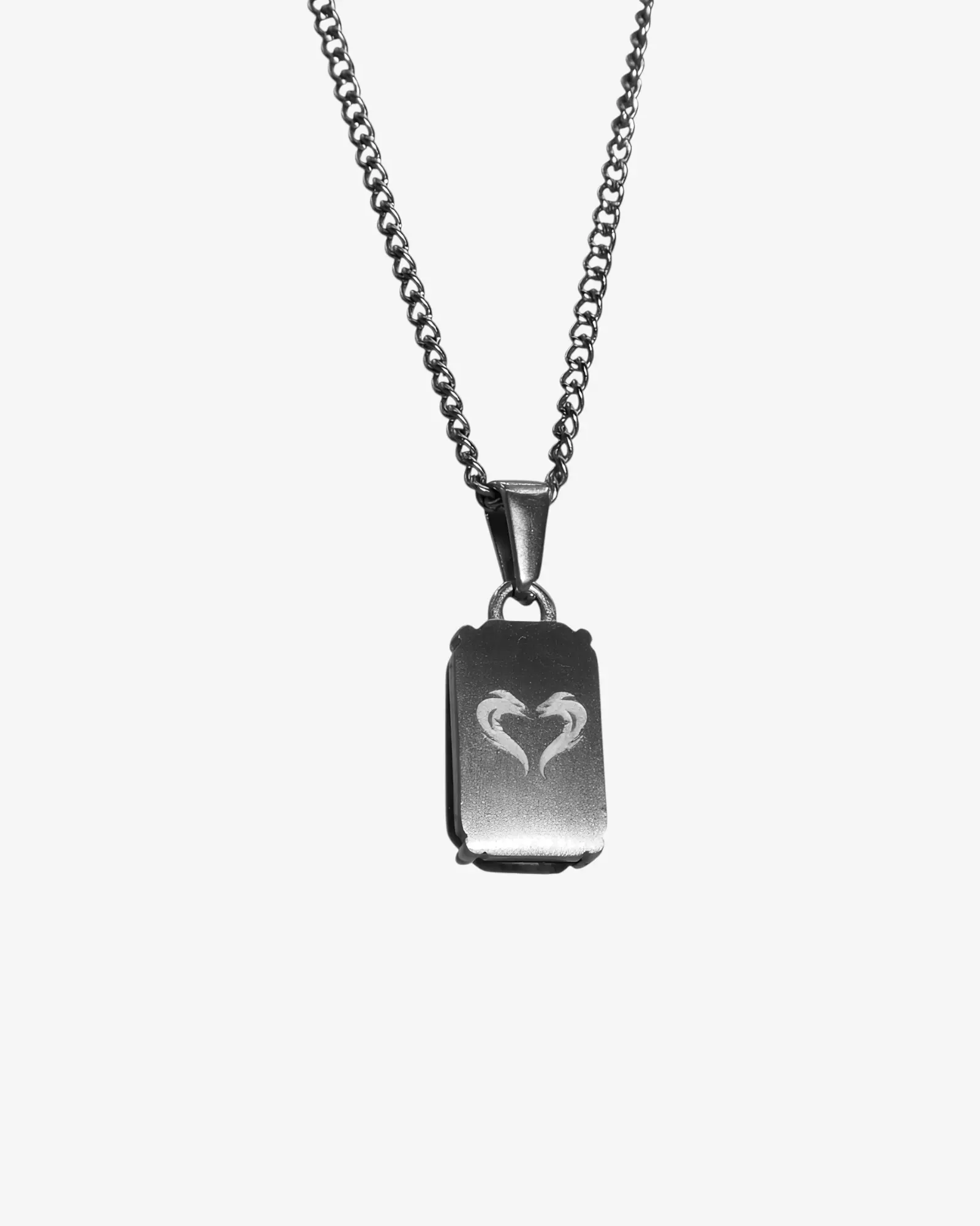 COLLIER ÉBÈNE - ARGENTÉ Numero One