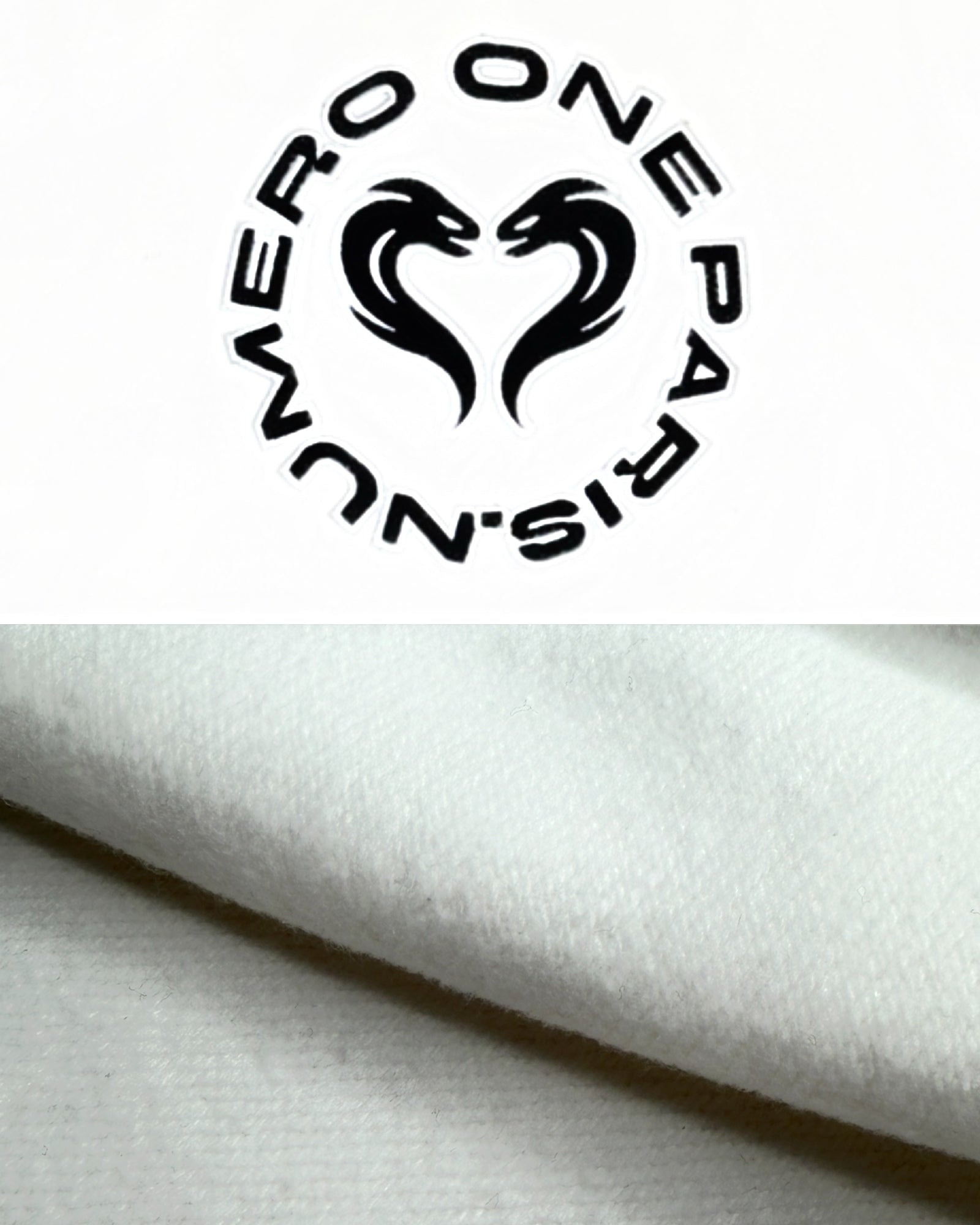 SWEAT ZIPPÉ - BLANC POLAIRE