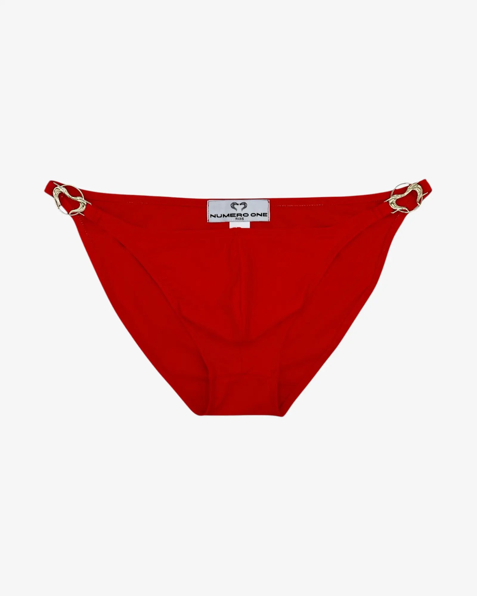 SLIP DE BAIN TANGA - ROUGE INTENSE