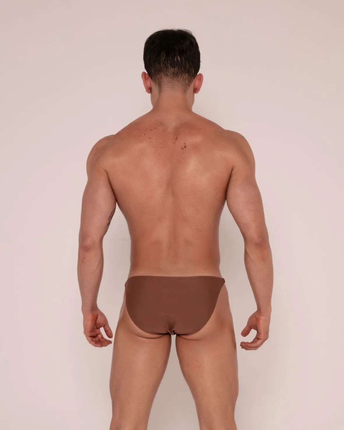 SLIP DE BAIN BIKINI - CHOCOLAT