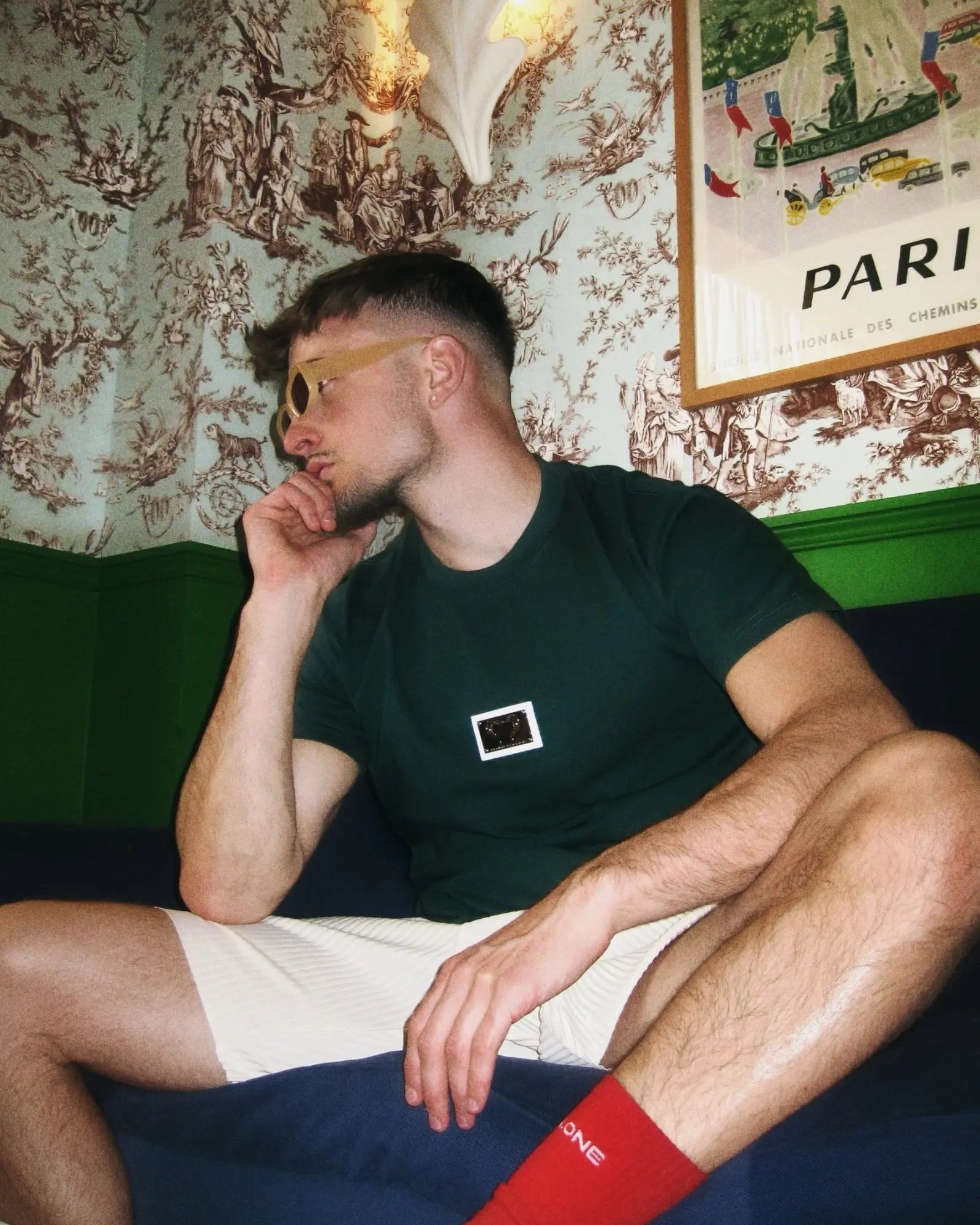 T-SHIRT COBRA METAL - VERT SAPIN Numero One Paris