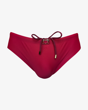 SLIP DE BAIN SIGNATURE - ROUGE PASSION