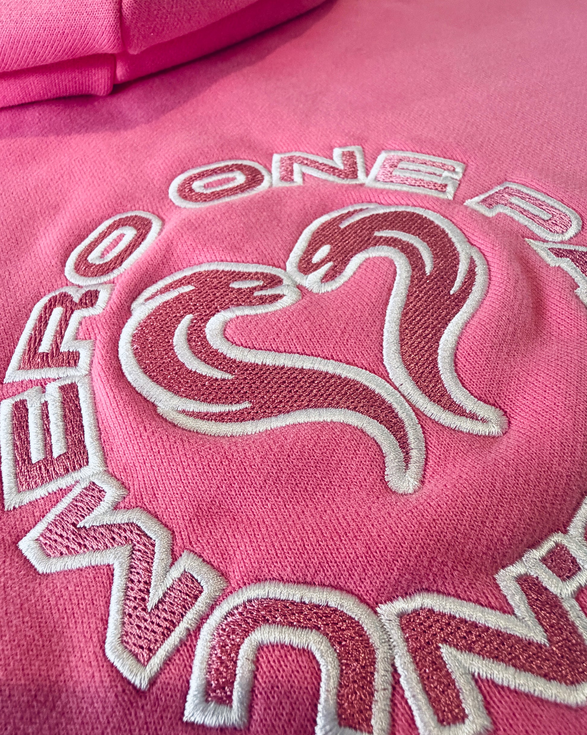 SWEAT ZIPPÉ - ROSE BUBBLE GUM