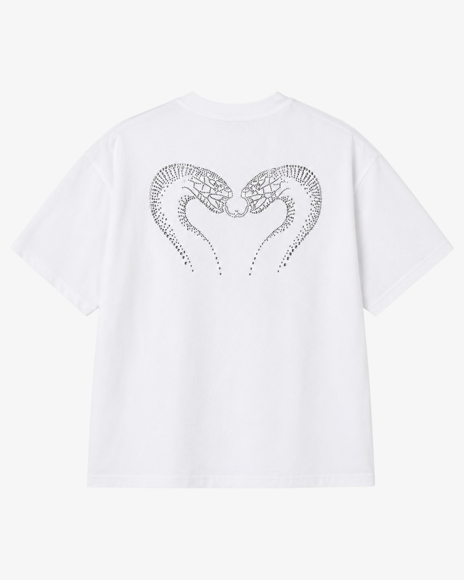 T-SHIRT COBRA DIAMANT - BLANC