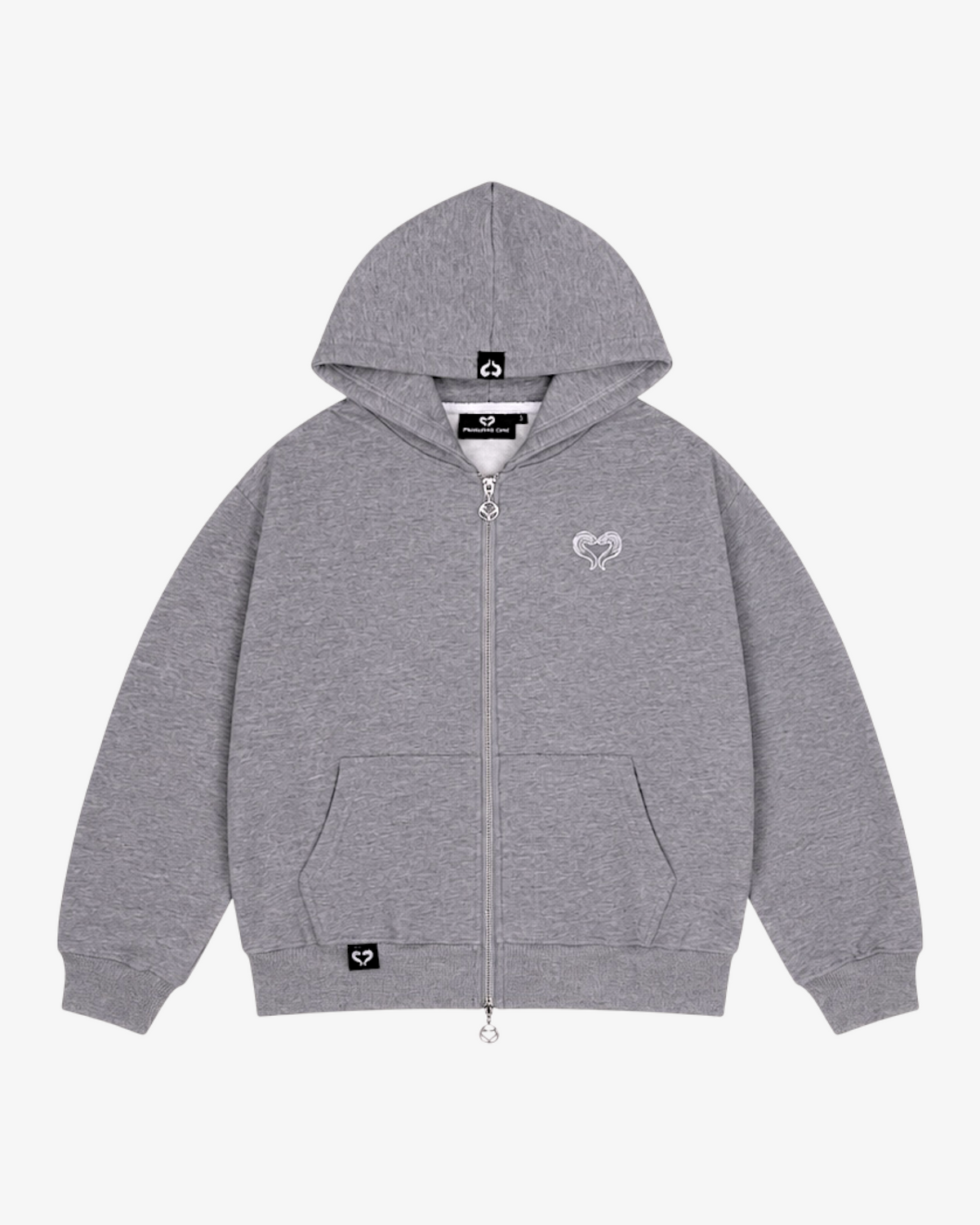 SWEAT ZIPPÉ - GRIS BÉTON