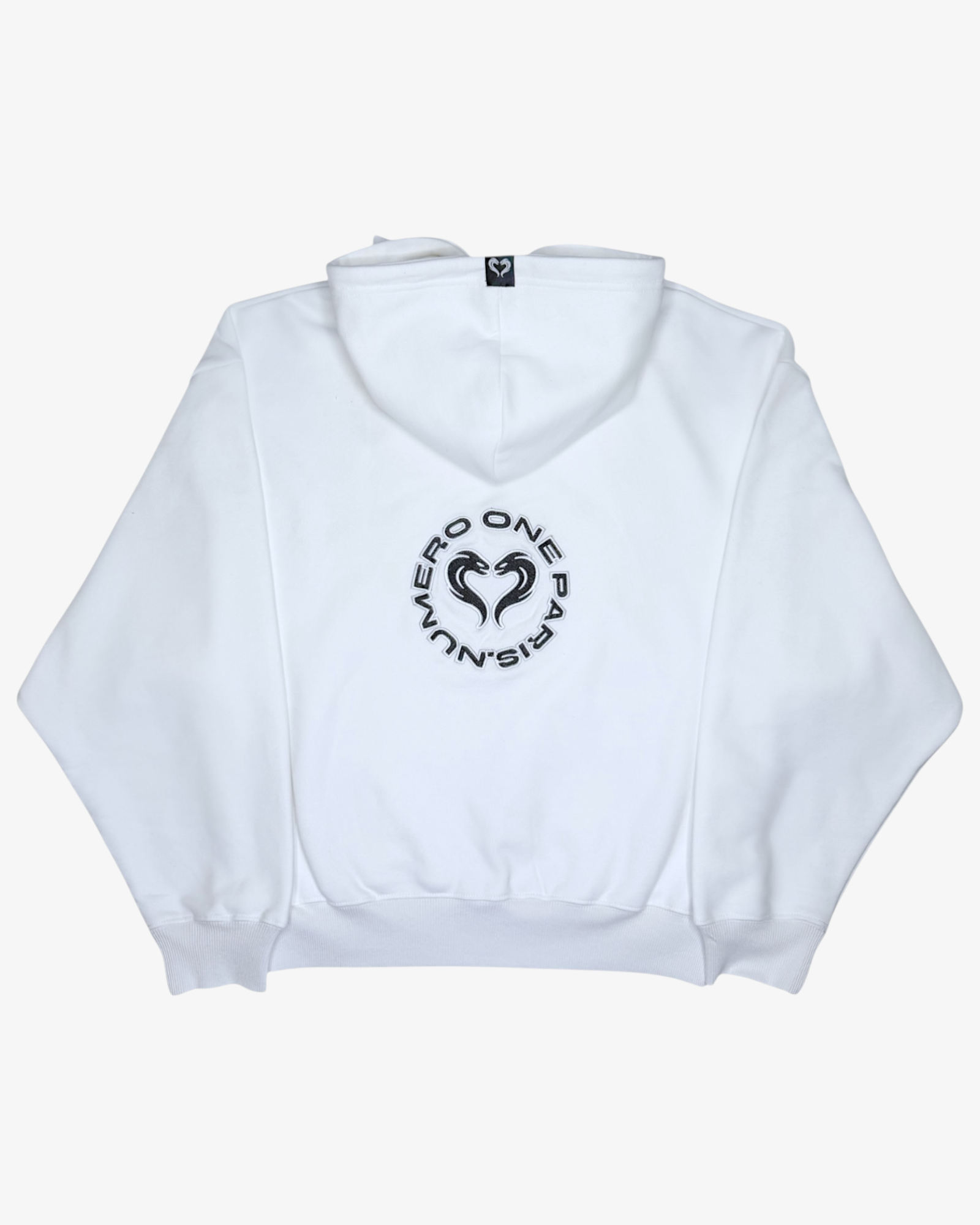 SWEAT ZIPPÉ - BLANC POLAIRE