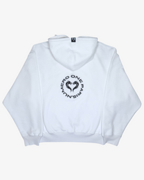 SWEAT ZIPPÉ - BLANC SNOW