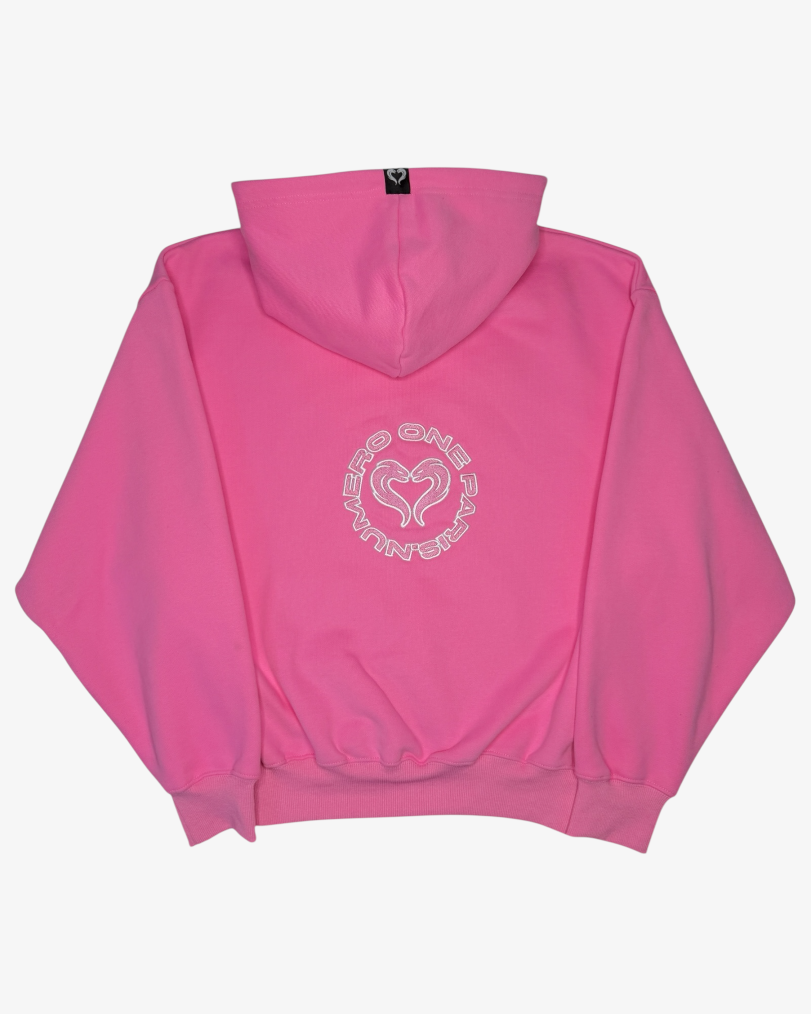 SWEAT ZIPPÉ - ROSE BUBBLE GUM