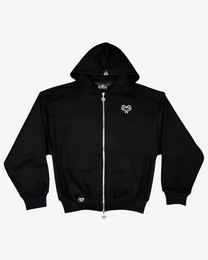SWEAT ZIPPÉ - NOIR ONYX