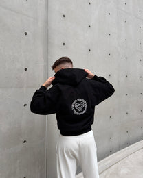 SWEAT ZIPPÉ - NOIR ONYX