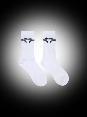 COBRA LINE SOCKS - WHITE