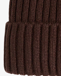KNITTED HAT - COFFEE