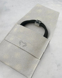 BRACELET CORDE - ARGENTÉ Numero One