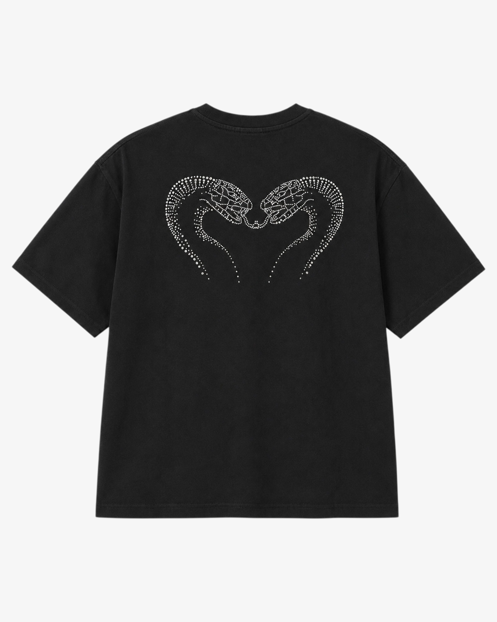 T-SHIRT COBRA DIAMANT - NOIR