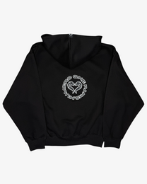 SWEAT ZIPPÉ - NOIR ONYX