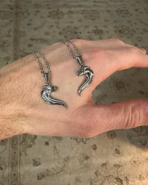 COLLIER COBRA DUO - ARGENTÉ Numero One