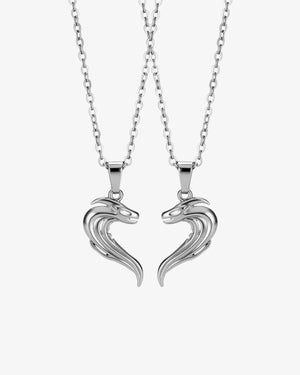 COLLIER COBRA DUO - ARGENTÉ