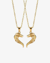 COLLIER COBRA DUO - DORÉ Numero One