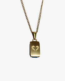 COLLIER ÉBÈNE - DORÉ Numero One