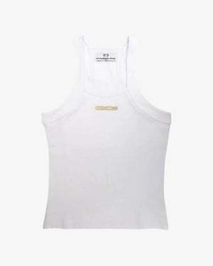 SIGNATURE TANK TOP - WHITE