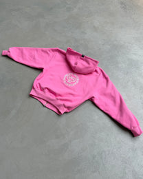 SWEAT ZIPPÉ - ROSE BUBBLE GUM