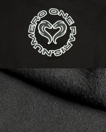 SWEAT ZIPPÉ - NOIR ONYX