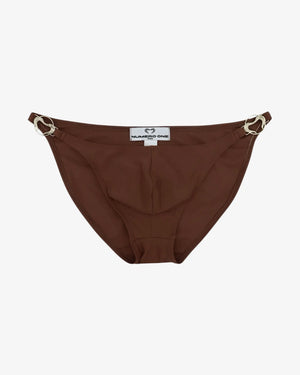 BIKINI SWIM BRIEFS - CHOCOLATE