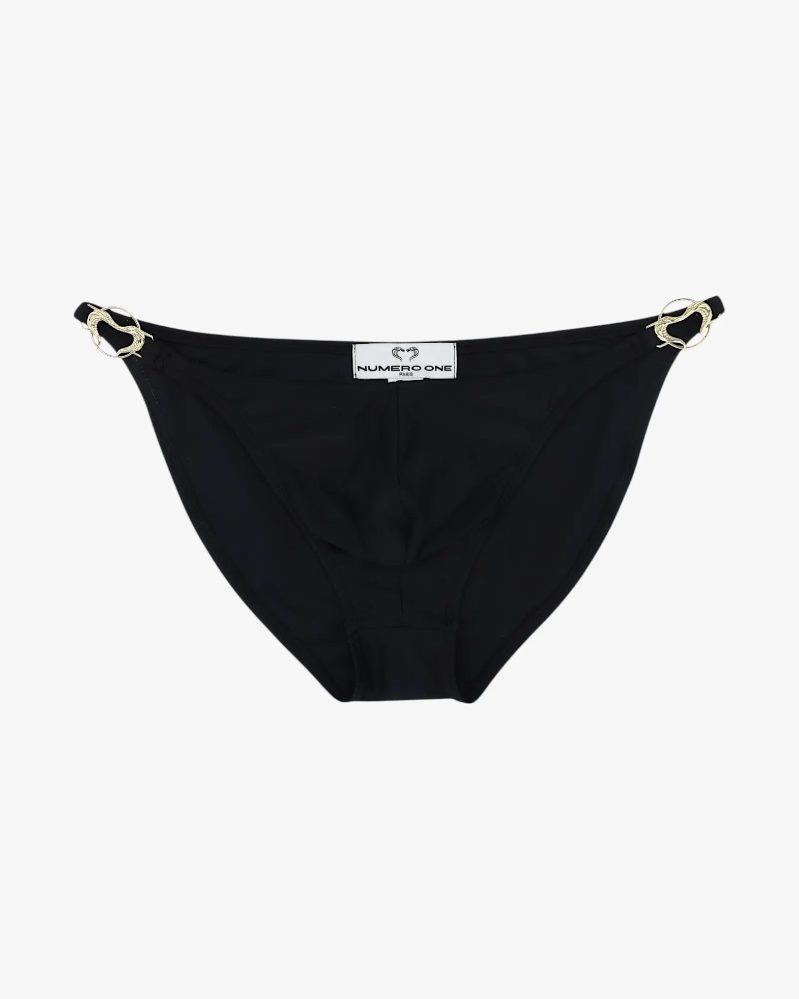 BIKINI SWIM BRIEFS - LICORICE