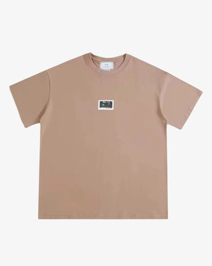 COBRA METAL T-SHIRT - BEIGE