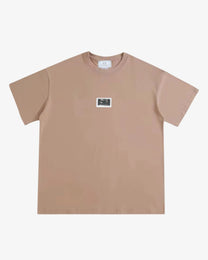 COBRA METAL T-SHIRT - BEIGE