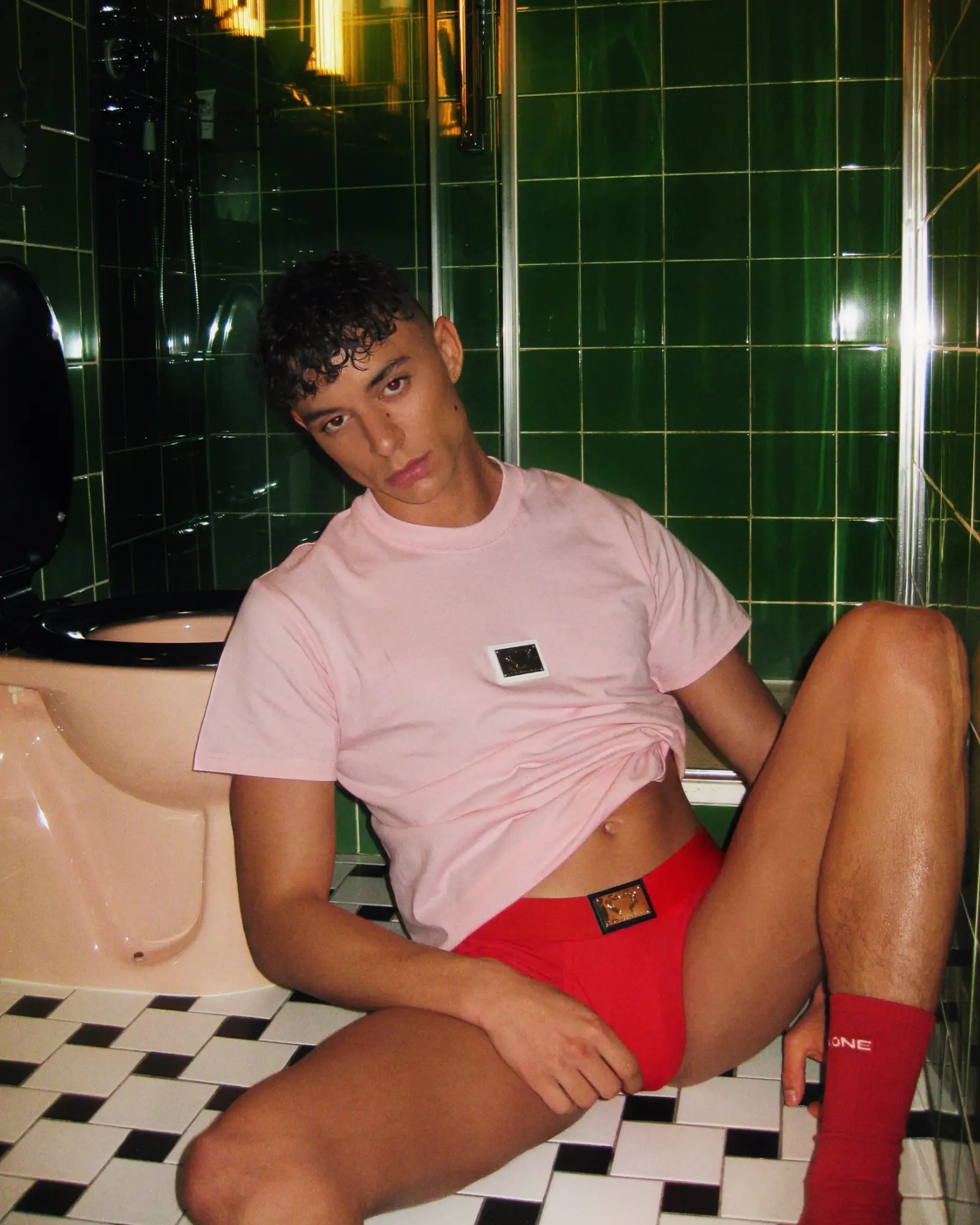 T-SHIRT COBRA METAL - ROSE CANDY Numero One Paris